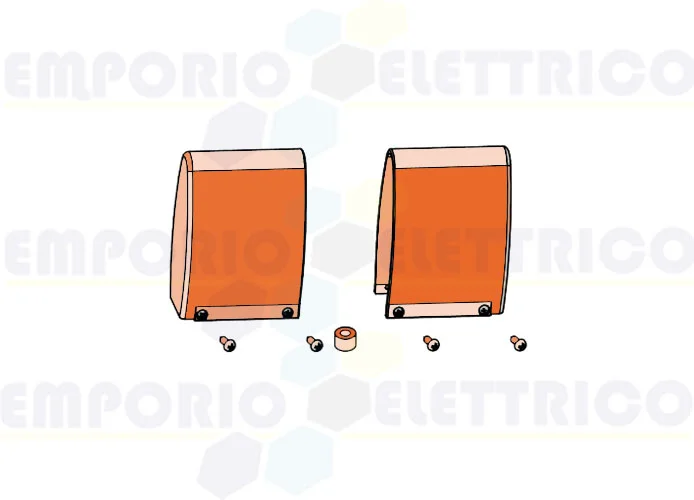 faac repuesto pareja tapones extremidad banda mse110w 392000