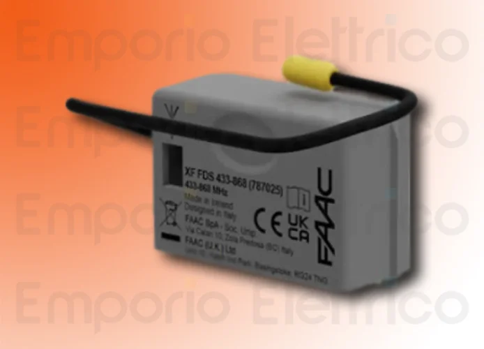 faac receptor radio fds 433 - 868 mhz xf lc fds 787860 (ex 787025)