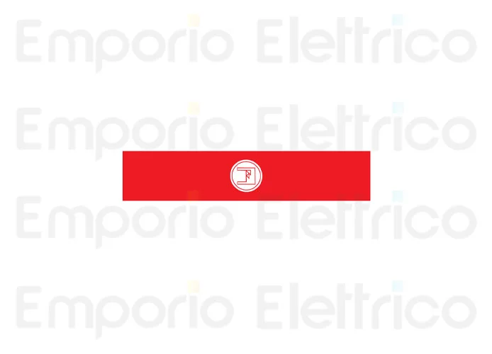 fadini ricambio adesivo retro-riflettente rosso per aste 10 pz per bayt 980 97385
