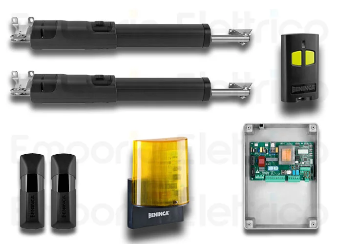 beninca kit de automatización para puertas batientes 230vac ktom30m 959003363