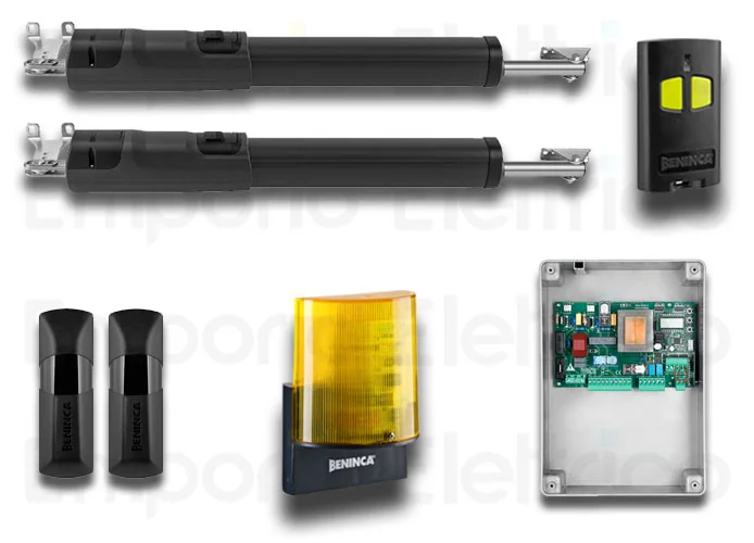 beninca kit de automatización para puertas batientes 230vac ktom40m 959003367