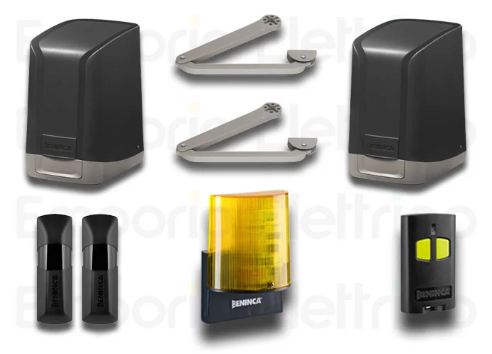 beninca kit de automatización con brazo articulado para puertas batientes 24V 959002578 ksam