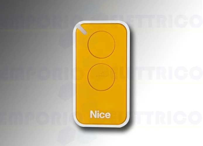 nice mando 2 canales serie inti amarillo inti2y