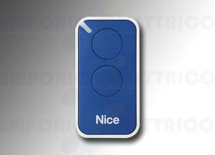 nice mando 2 canales serie inti azul inti2b