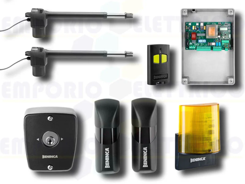beninca kit de automatización para puertas batientes 230v kbill30m+tokey 9598193