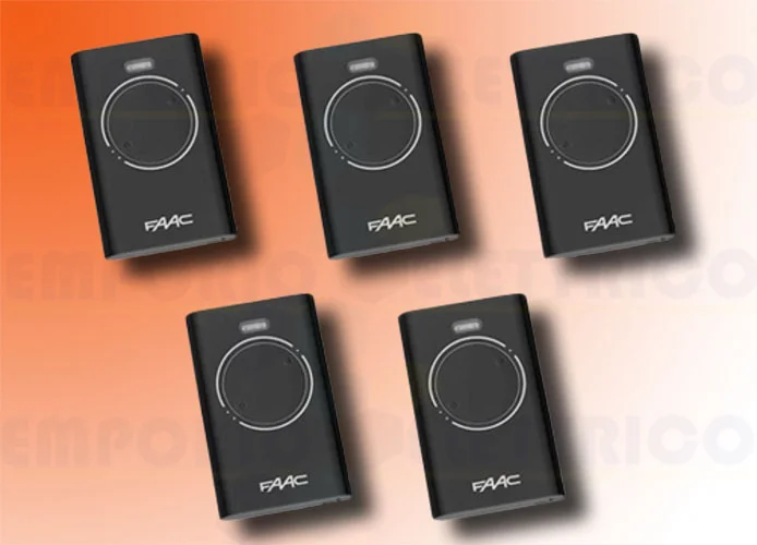 faac 5 mandos 2 canales 433mhz xt2 433 slh lr 7870071 (new code 787032)