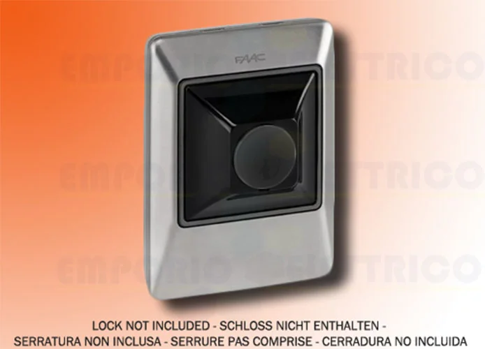 faac pulsador de llave y control green tech 2easy xk11 b lc inox 401047 (new code 401255)