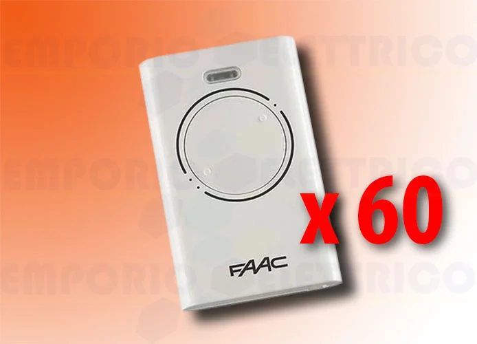 faac 60 mandos 2 canales xt2 433 slh lr 787007 60 (new code 787032)