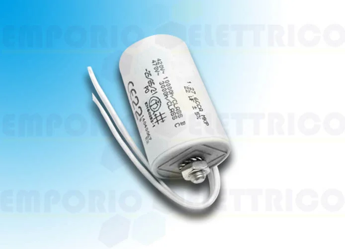 came repuesto condensador 22 mF con cables y tornillo 119rir280