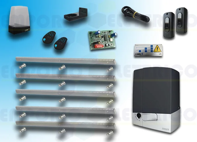 came kit automatización 801ms-0180 + 5mt cremallera galvanizada 8k01ms-004cremz5