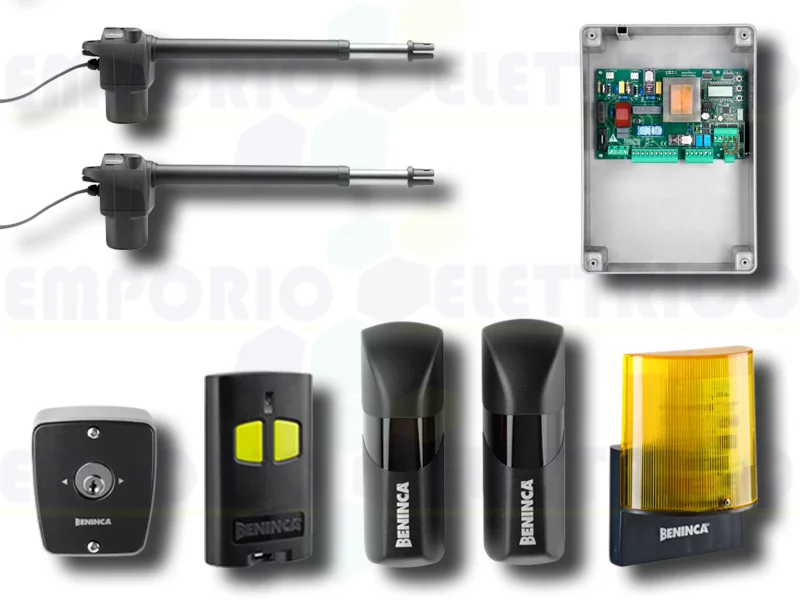 beninca kit de automatización para puertas batientes 230v kbill40m+tokey 9592190