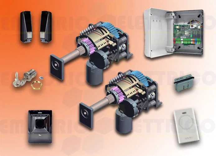 faac kit automatización puertas batientes s2500i 24v high kit 104250445 (new code 120020)