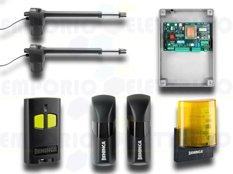 beninca kit de automatización para puertas batientes 230v kbill40m 9592190