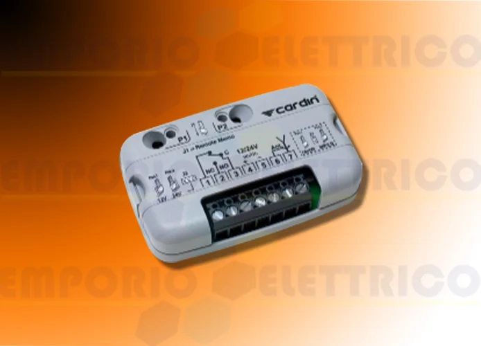 cardin receptor mini monocanal 433mhz 12/24vac-dc rqm504c1