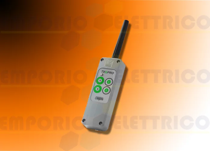 cardin transceptor bidireccional a 4 funciones 868mhz txqpro508bd-4a