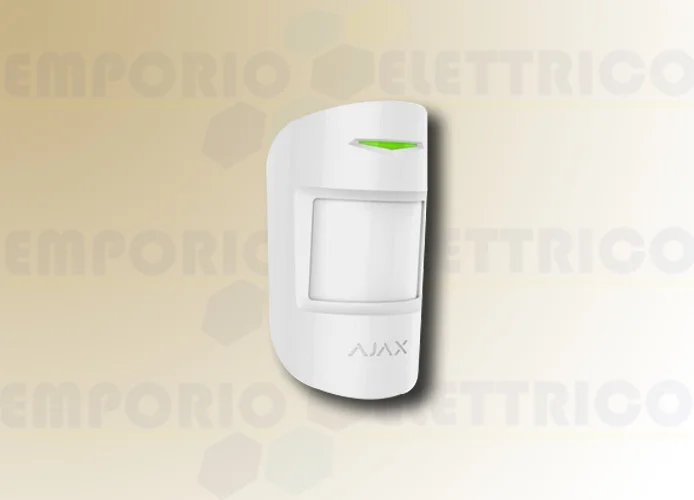 ajax detector de movimiento inalámbrico blanco motionprotect plus 38198