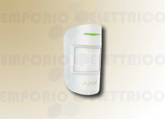 ajax detector de movimiento y rotura de vidrio inalámbrico combiprotect 38097