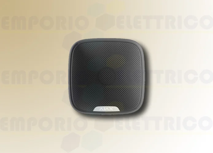 ajax sirena inalámbrica para exteriores negro streetsiren 38179
