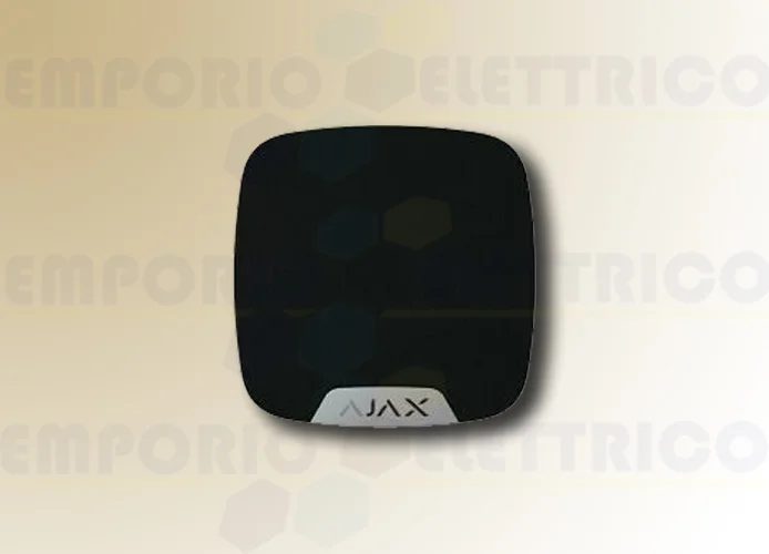 ajax sirena inalámbrica de interior negro home siren 38110