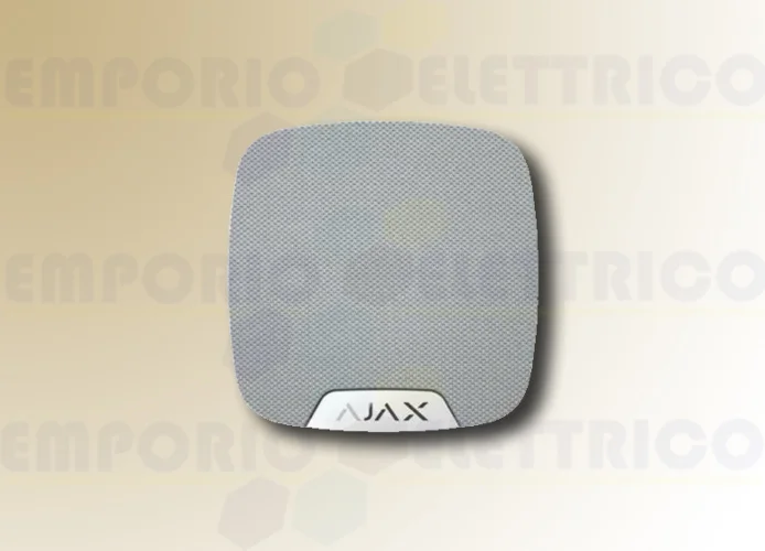 ajax sirena inalámbrica de interior blanca home siren 38111