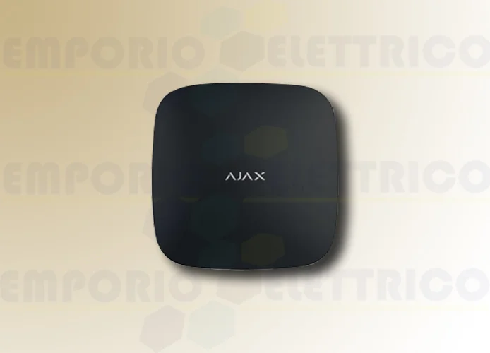 ajax detector de inundación inalámbrico negro leaksprotect 38254