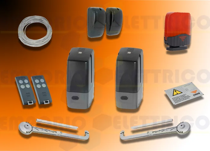 cardin kit para puertas batientes con hojas hasta 3,5m (400kg) 24v kt-bl3924mcd