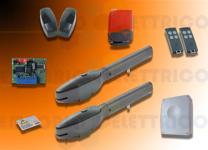 cardin kit para puertas batientes con hoja de hasta 3m (250kg) 24v kt-blade324