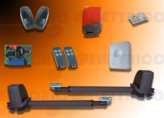 cardin kit para puertas batientes con hoja hasta 2m (150kg) 24v kt-bltag