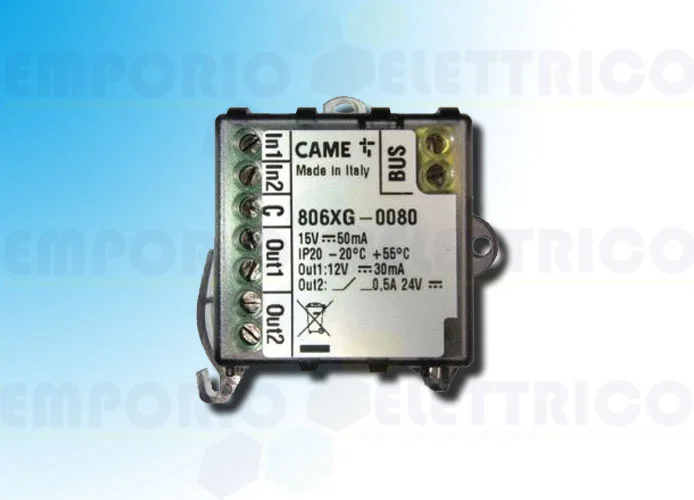 came módulo de expansión de bus 2 entradas y 2 salidas 806xg-0080