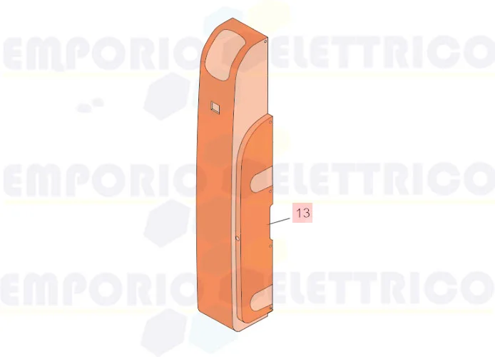 faac ricambio carter *f037102* operatore 550 s/l 63003553 (ex 727267)
