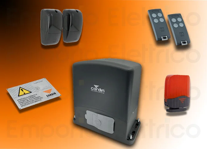 cardin kit completo para puertas correderas 24v kt-slx624