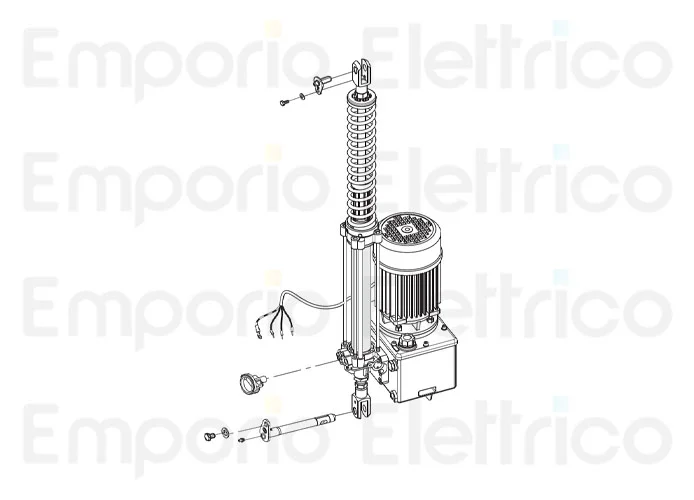 fadini repuesto cos 982 con motor-centralina-pistón ø 40 mm de 8 s por bayt 980 97320