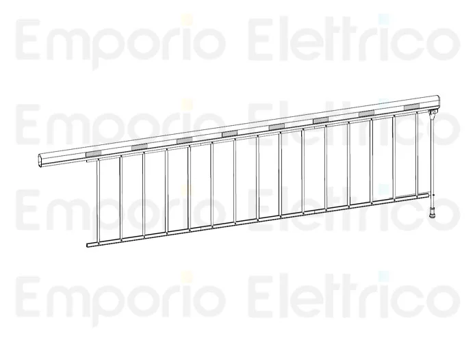 fadini faldilla estante de aluminio de 4,75 m por bayt 980 1953l