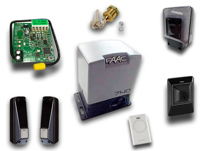 faac kit automatización 740 e 230v delta2 kit safe 1056303445