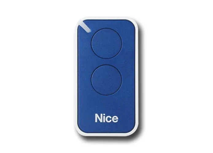 nice mando 2 canales serie inti azul inti2b