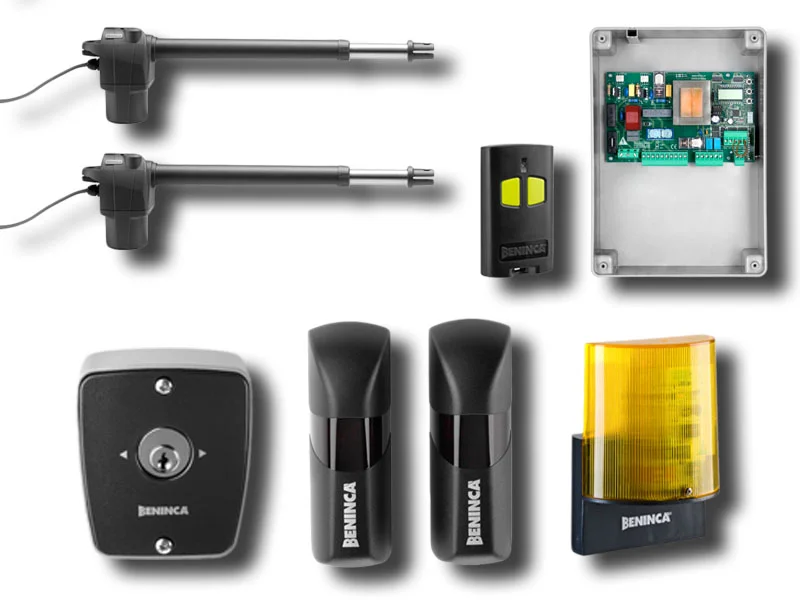 beninca kit de automatización para puertas batientes 230v kbill30m+tokey 9598193