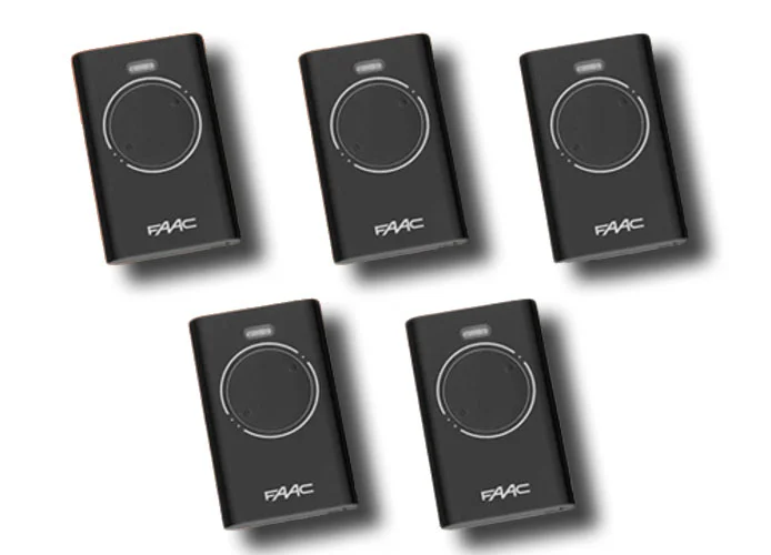 faac 5 mandos 2 canales 433mhz xt2 433 slh lr 7870071 (new code 787032)