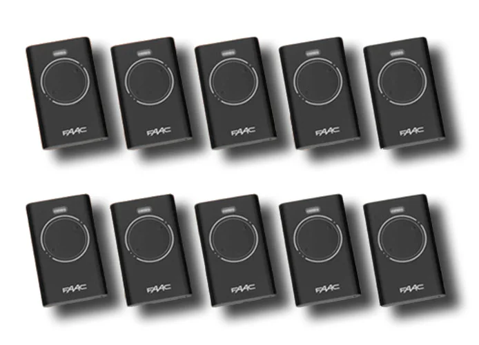 faac 10 mandos 2 canales 433mhz xt2 433 slh lr 7870071 (new code 787032)