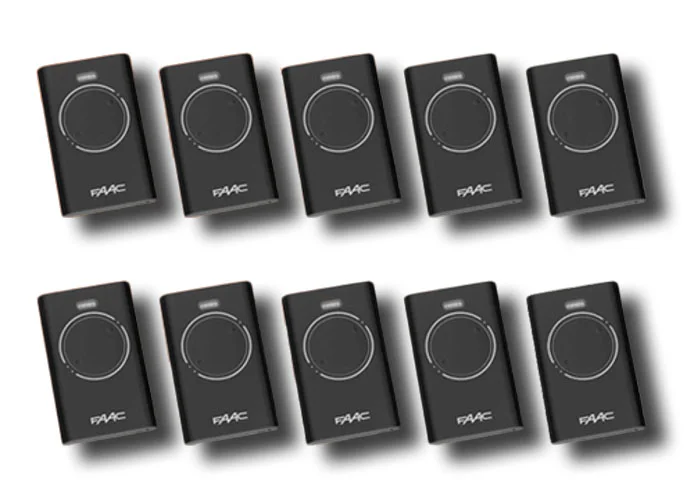 faac 10 mandos 2 canales 868mhz xt2 868 slh lr 7870091 (new code 787030)