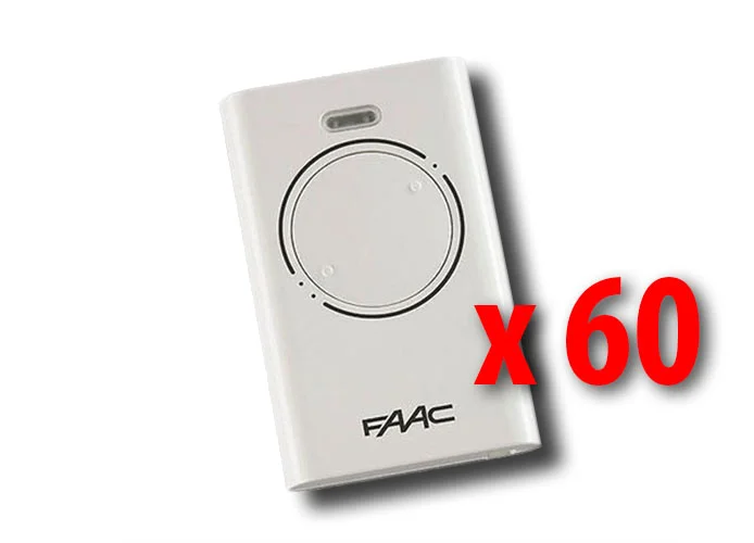 faac 60 mandos 2 canales xt2 433 slh lr 787007 60 (new code 787032)