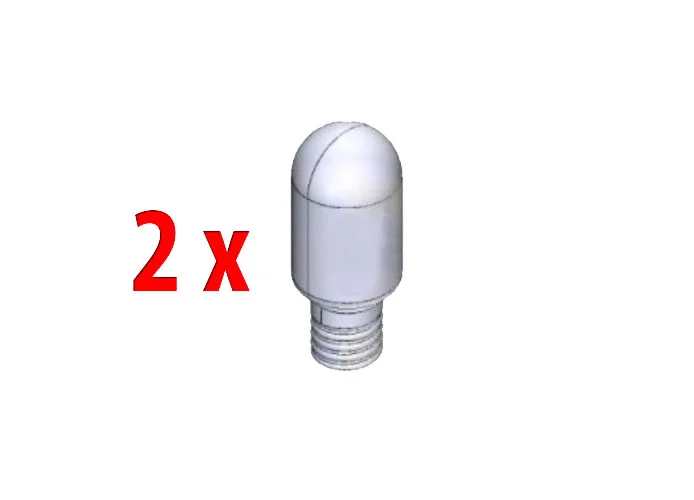 came repuesto paquete 2 pzs lámparas de led 24v emega ver 119rir506