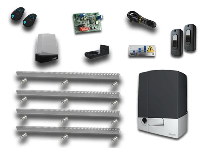 came kit de automatización 801ms-0150 + cremallera galvanizada 4mt emp8k01ms-003cremz