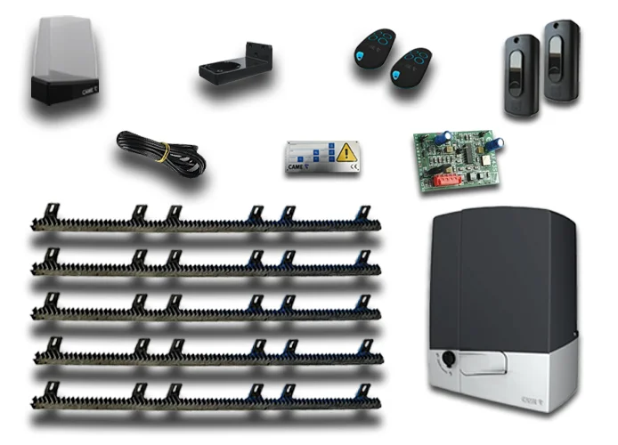 came kit de automatización 801ms-0180 + 5mt cremallera nyl 8k01ms-004crem5
