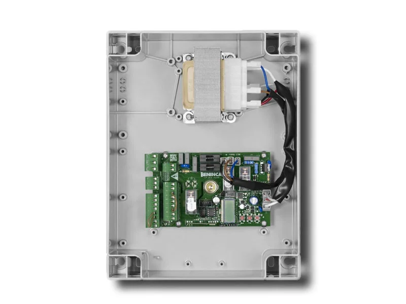 beninca central de mando para 1 o 2 operadores 230v logica 9176244