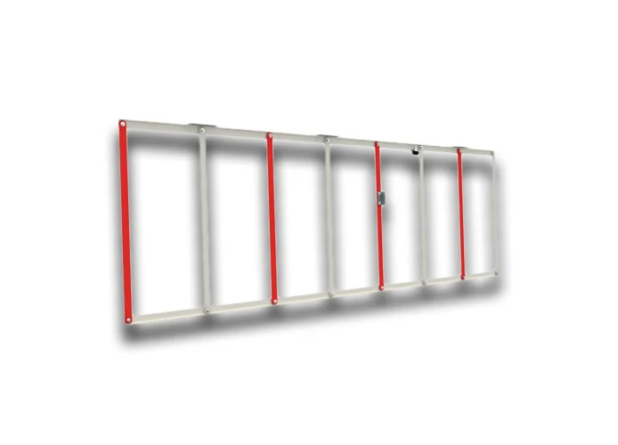came estante de aluminio 1720mm (accesorio por 803xa-0270) 803xa-0340