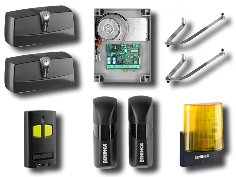 beninca kit de automatización para puertas batientes 24v kpr24.b 9592076