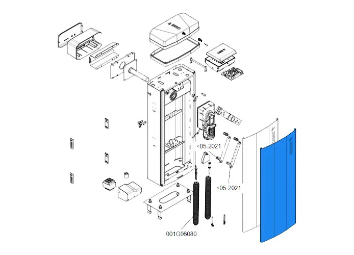 came repuesto puerta armario gt8 88003-0098