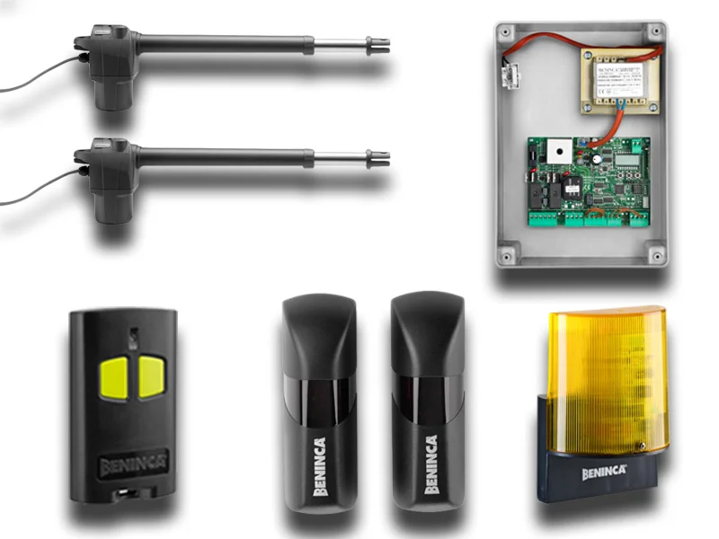 beninca kit de automatización para puertas batientes 24vdc kbill4024 959002418