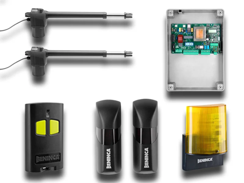 beninca kit de automatización para puertas batientes 230v kbill40m 9592190
