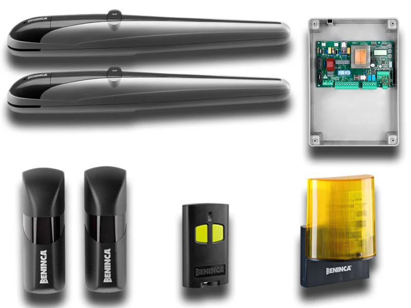 beninca kit de automatización para puertas batientes 230v kbob30m 9598101